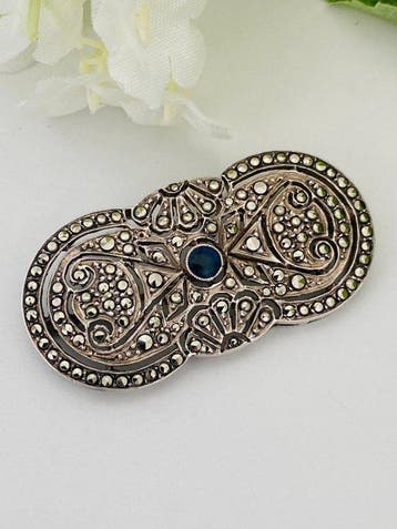 Zilver, Art Deco (1920-1935) - Frankrijk - Markasieten -