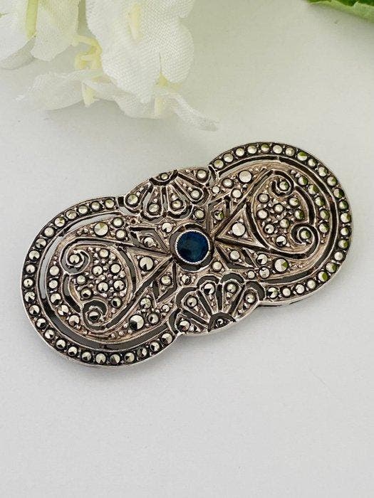 Zilver, Art Deco (1920-1935) - Frankrijk - Markasieten -, Antiquités & Art, Art | Objets design