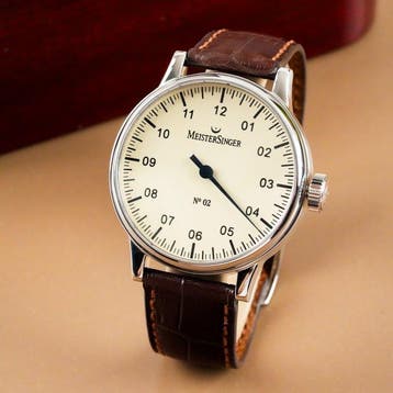 Meistersinger - N° 02 24 Hour Dial - Zonder minimumprijs -, Nieuw
