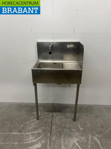 RVS Wasbak met kraan 65,5 x 48 x 90,5 cm Horeca, Ophalen of Verzenden, Nieuw in verpakking