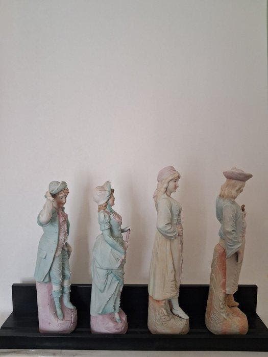 Beeld, Antiek - 33 cm - Porselein, Antiek en Kunst, Antiek | Glaswerk en Kristal