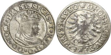 Grosz 1530, Polen Sigismund I 1506-1548, Verzenden, België