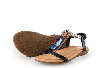 Dolcis Sandalen Meisjes in maat 32 Zwart, Verzenden, Jongen of Meisje, Schoenen, Zo goed als nieuw
