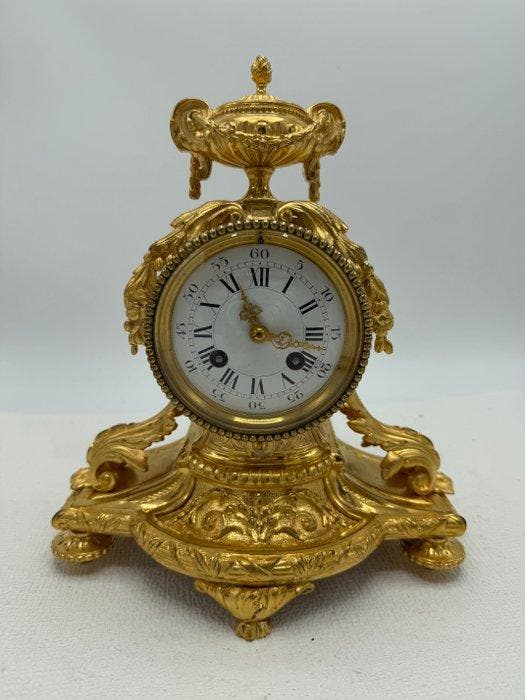 Horloge Louis XV - Bronze doré - 1850-1900 - S. Marti Med., Antiquités & Art, Antiquités | Horloges