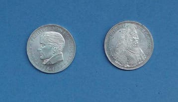Duitsland, Bondsrepubliek 5 Deutsche Mark 2x 1955/1957 -