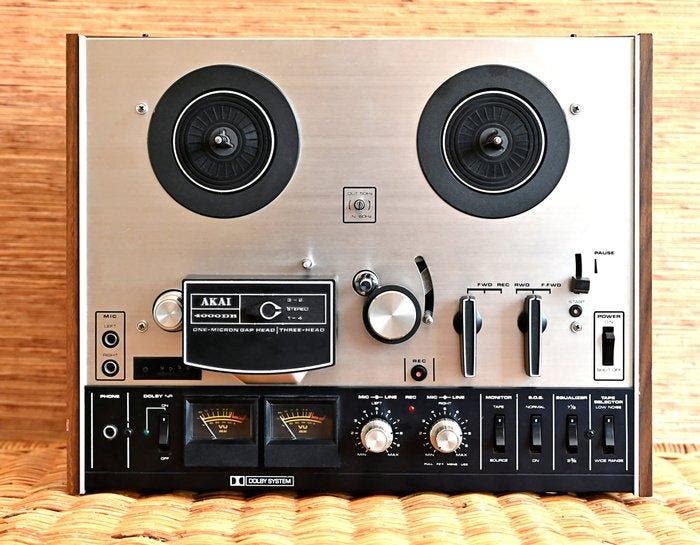 Akai - 4000DB Reel-to-reel deck 18 cm, TV, Hi-fi & Vidéo, Radios