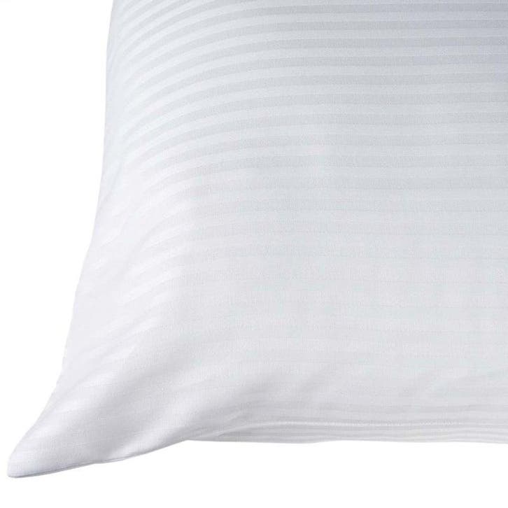 Sloop Wit Microstripe 53x86cm 5 mm banen - Treb Bed & Bath, Huis en Inrichting, Slaapkamer | Beddengoed, Hoeslaken of Sloop, Overige kleuren