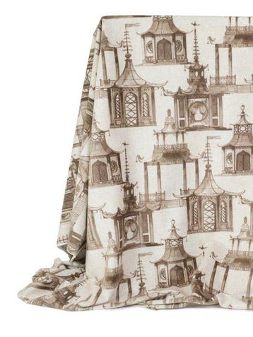 PAGODE DORIENTE 5,90 x 1,40 meter - Elegant Fluweel in
