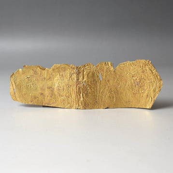 Oud-Romeins Goud Blad / folie mondstuk of diadeem met het