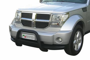 Pushbar | geschikt voor Dodge | Nitro 07-10 5d suv. | RVS zw, Verzenden