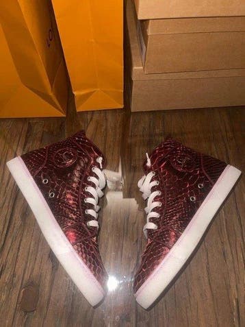 Christian Louboutin - Louis Junior - High-top sneakers -, Kleding | Heren, Nieuw