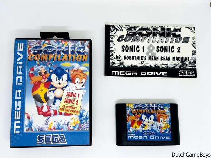 Sega Megadrive - Sonic Compilation, Games en Spelcomputers, Games | Sega, Gebruikt, Verzenden