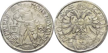 60 Kreuzer (gulden) 1674 Friedberg-reichsburg Hans Eitel..., Verzenden, België