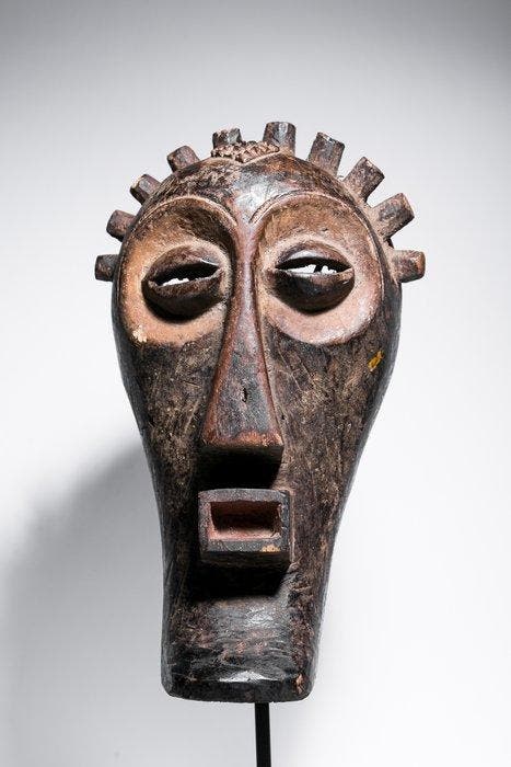 Masker - Songye - DR Congo, Antiek en Kunst, Kunst | Niet-Westerse kunst