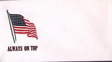 Amerikaanse envelop WWII (lijst optie), Verzenden