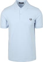 Fred Perry Polo M6000 Lichtblauw maat Maat 52/54 (L) Heren, Kleding | Heren, Polo's, Verzenden, Nieuw, Maat 52/54 (L), Fred Perry