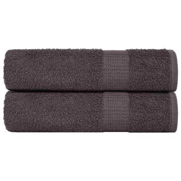 vidaXL Badhanddoeken FROGN 2 st 100x150 cm 360 g/m², Verzenden, Nieuw