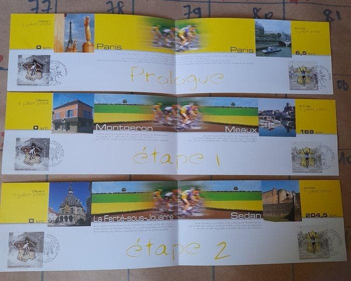 Frankrijk 2003 - TOUR DE FRANCE WIELRENNER 2003, Postzegels en Munten, Postzegels | Europa | Frankrijk