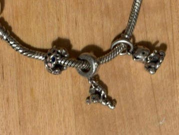 Sans prix de réserve - Pandora - Bracelet à breloques Argent