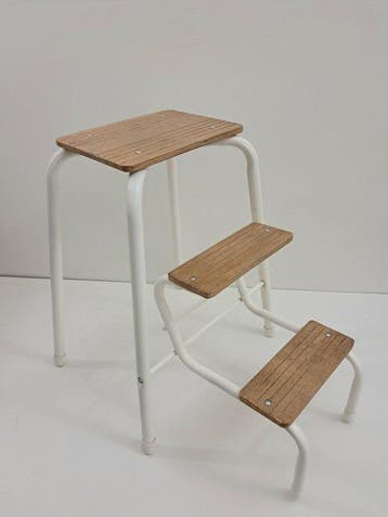 Leifheit - Kruk - Metaal - Industriële ladderhocker
