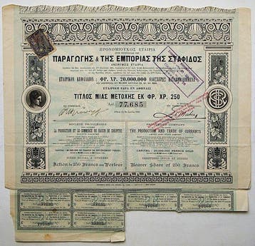 Themacollectie - Aandelencertificaat - The Production and