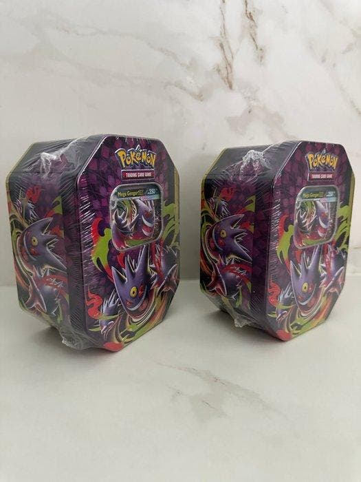Pokémon - 2 Box - Mega Evolution: 2x Mega Gengar ex Tin -, Hobby & Loisirs créatifs, Jeux de cartes à collectionner | Pokémon