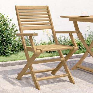 vidaXL Klapstoelen 4 stuks 54,5x61,5x86,5 cm Massief, Verzenden, Nieuw