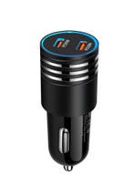 DrPhone Invisible5 Dubbele USB C Autolader 60W 2-poorts PD, Verzenden