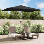 vidaXL Parasol met metalen paal 300x200 cm antraciet, Verzenden, Nieuw