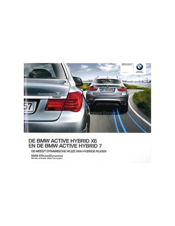 2009 BMW X6 / 7 SERIE ACTIVE HYBRID BROCHURE NEDERLANDS, Ophalen of Verzenden, Nieuw