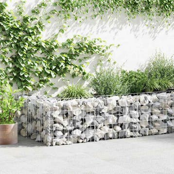 vidaXL Gabion mand 300x30x50 cm gegalvaniseerd staal, Verzenden
