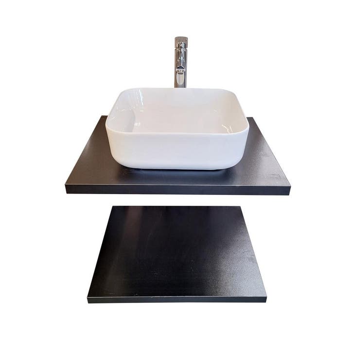 SALE - Hede 80 - Set - Mat zwart - Badmeubel -, Huis en Inrichting, Woonaccessoires | Overige, Nieuw, Ophalen of Verzenden