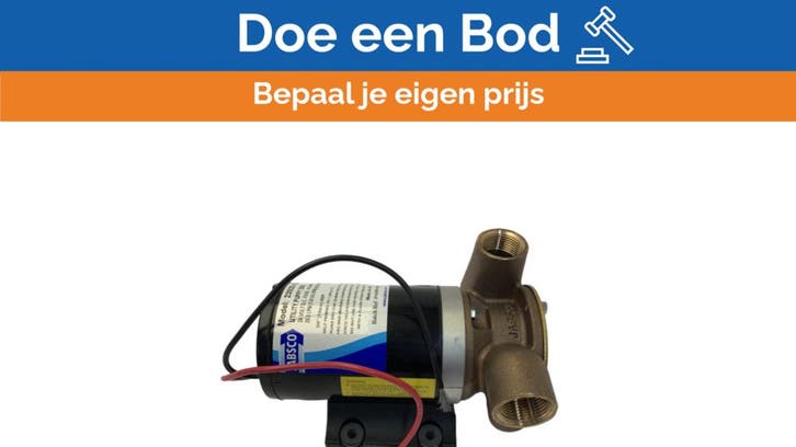Bieden: Jabsco Utility Puppy 2000 Impellerpump, Watersport en Boten, Bootonderdelen, Ophalen of Verzenden