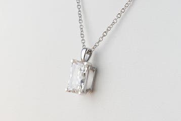 Ketting - 14 karaat Witgoud - 3.03ct. tw. Diamant