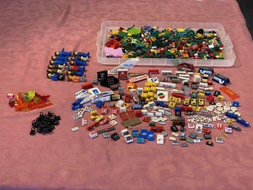 Lego Onderdelen - City, Minifigures - Bedrukte Steentjes en