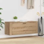 vidaXL Schoenenkast met plank artisanaal eikenkleurig 100 x, Verzenden