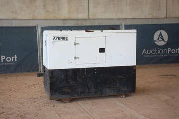Veiling: Generator Ayerbe AY-1500 Diesel 40kVA 2012, Ophalen