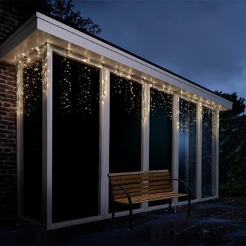 Kerstverlichting ijspegels - twinkelend - 7,5 meter |, Diversen, Verzenden, Nieuw