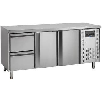 Koelwerkbank | COOL-LINE | 417L | 2 Deuren + 2 Laden (1/1, Verzenden, Nieuw in verpakking