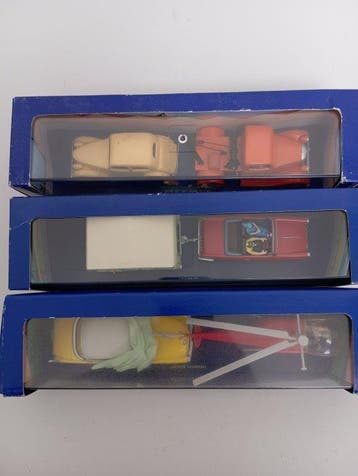 Moulinsart Atlas 1:43 - Modelauto (3) - 6 modèles réduits de, Boeken, Nieuw