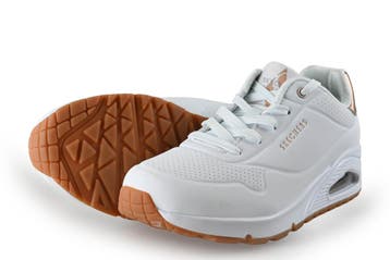 Skechers Sneakers in maat 38 Wit, Skechers, Verzenden, Wit, Zo goed als nieuw
