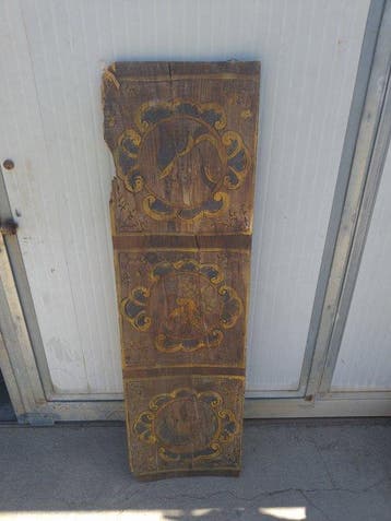 Ornement décoratif - Italie - ancienne planche de plafond