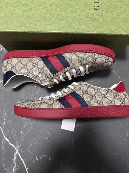 Gucci - Ace Supreme - Sneakers - Maat: EU 46 - Nieuw met, Vêtements | Hommes, Chaussures