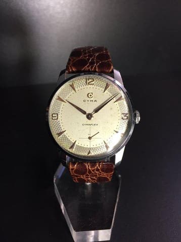 Cyma - Cymaflex Jumbo Dial Guilloche - Sans prix de réserve, Nieuw