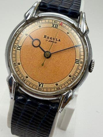Regula - Fancy Lugs – Vintage Swiss Watch - Zonder