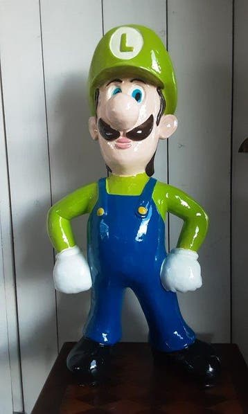 Luigi - Mario Brothers - Reclamebord - kunststof