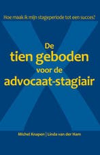 De tien geboden voor de advocaat-stagiair 9789088631771, Verzenden, Michel Knapen