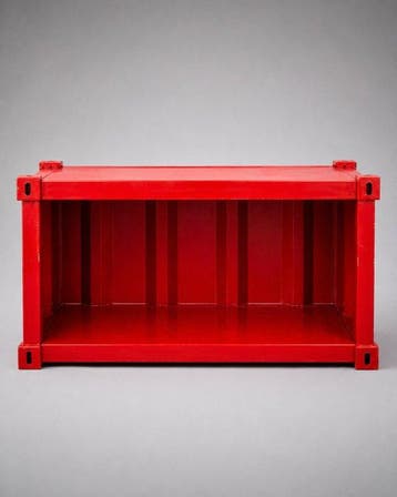 Dressoir - Industriële Container Kast / Salontafel - Staal -