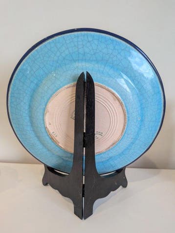 Longwy - Assiette - Porcelaine - Émail cloisonné Art déco, Antiquités & Art