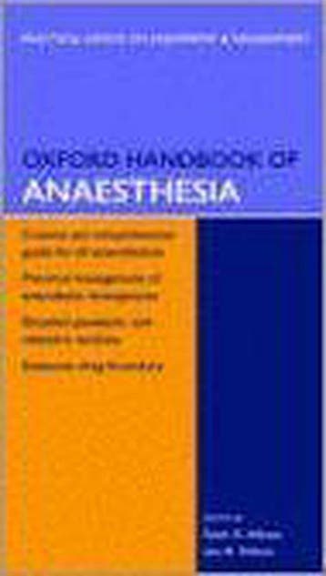 Oxford Handbook Of Anaesthesia - Allman, Boeken, Verzenden, Nieuw